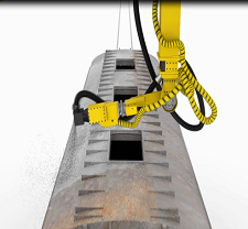 機(jī)器人噴砂