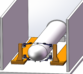 AGV移動(dòng)噴砂機(jī)器人示意圖