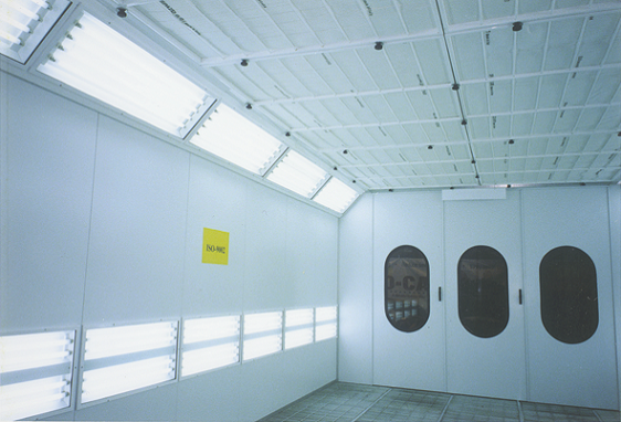 噴漆烘干一體房照明系統(tǒng)