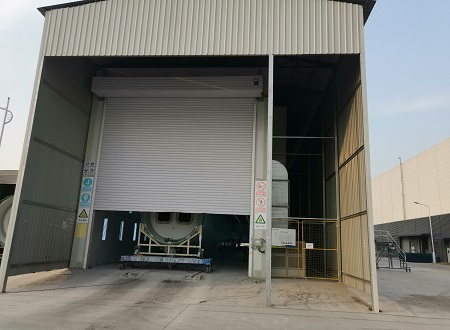 風(fēng)電葉片涂裝線現(xiàn)場案例5