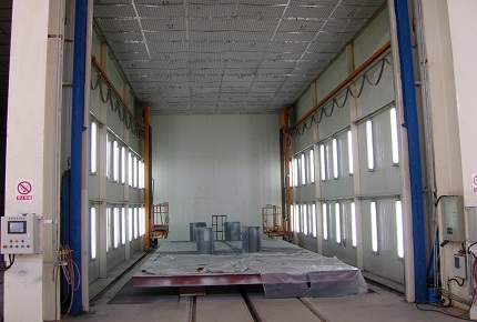 結(jié)構(gòu)件干式噴漆房