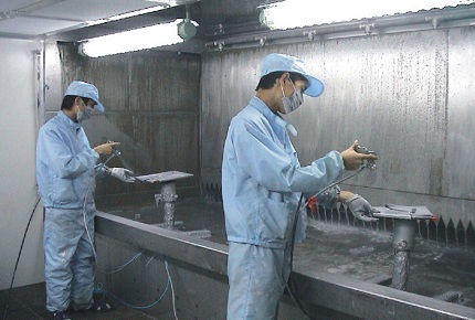 結(jié)構(gòu)件水簾噴漆房、