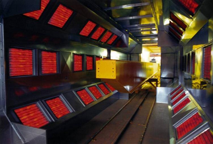 鈑金件紅外輻射烤漆房