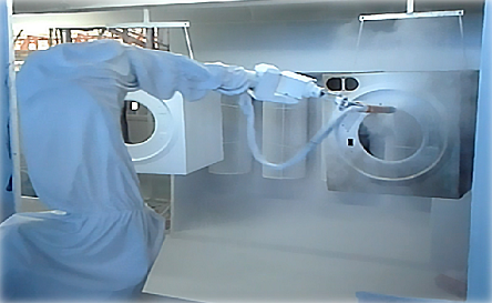 機(jī)器人噴粉