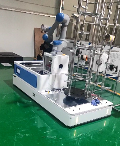 1.5噸重載AGV搬運(yùn)小車應(yīng)用案例